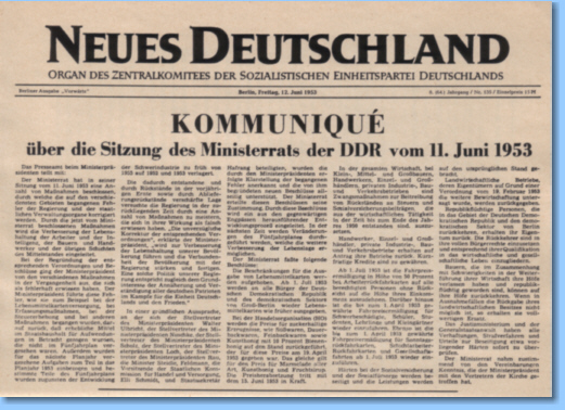 ''Juni 53 - Der Volksaufstand vom 17. Juni 1953 in Ost-Berlin und der sowjetischen Besatzungszone'', hg. v. Bundesministerium fr Gesamdeutsche Fragen, Bonn/ Berlin 1961, S. 14.  (Die Namen der Fotografen blieben damals aus Sicherheitsgrnden anonym.) (Abbildung bearbeitet)